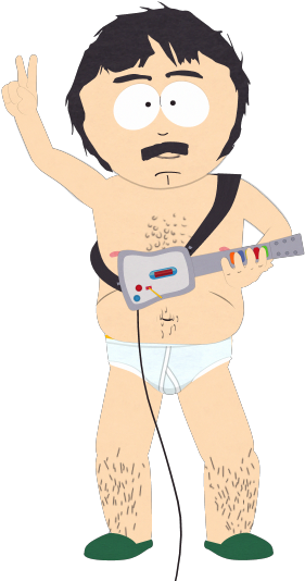 Identities Guitar Hero Randy - Randy Marsh Guitar Hero (287x539), Png Download