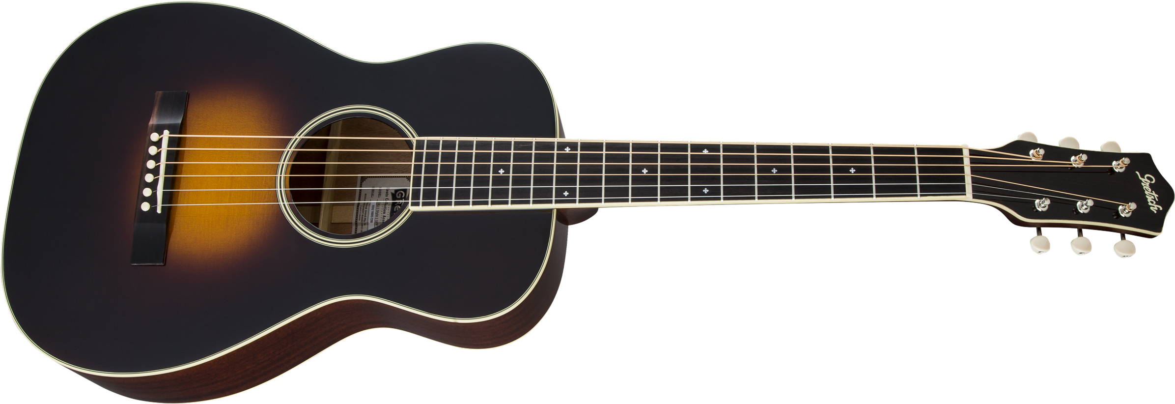 G9511 Style 1 Single-0 “parlor” Acoustic Guitar, Appalachia - Gretsch G9511 Style 1 Parlor (2400x830), Png Download