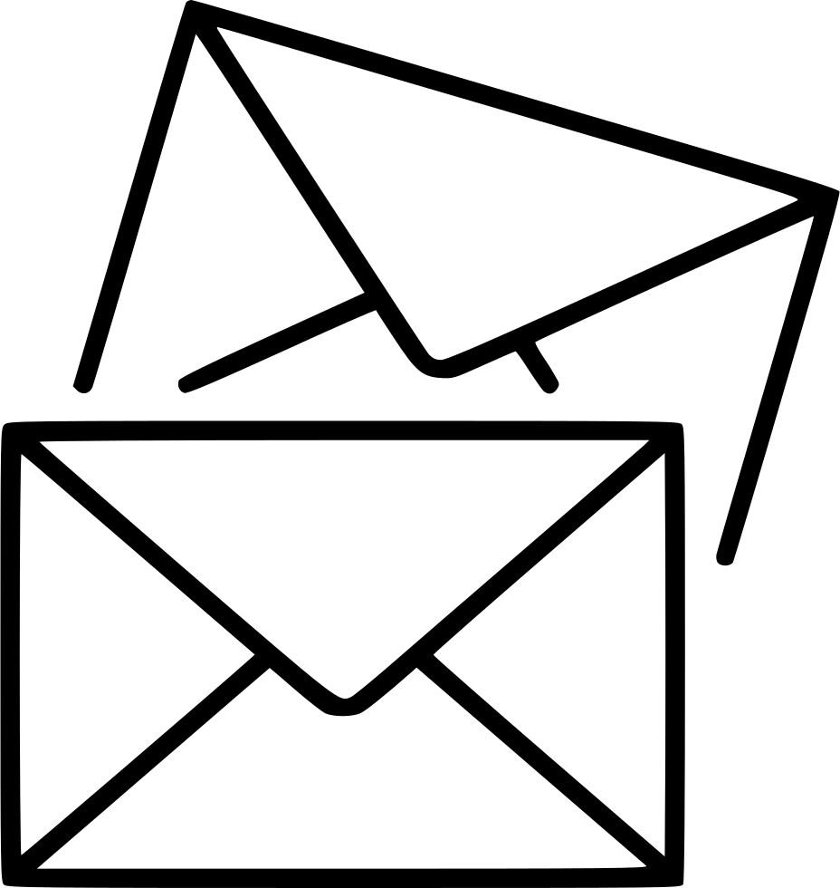 Png File Svg - Mail Black And White Png (928x980), Png Download