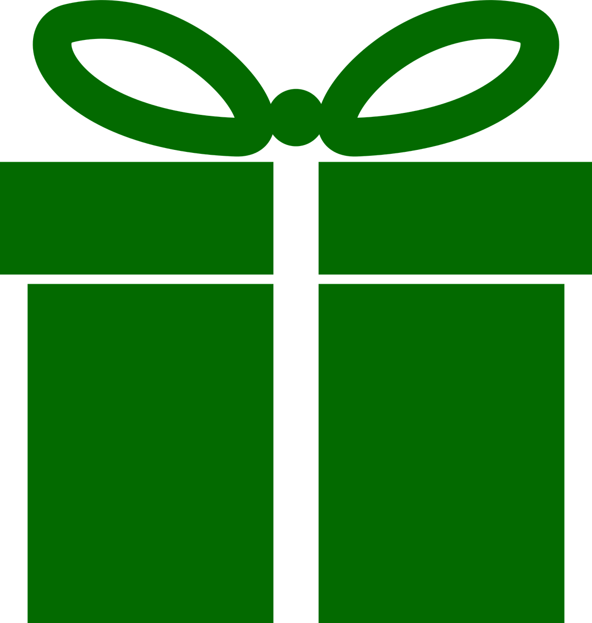 Green Gift Icon Png (500x525), Png Download