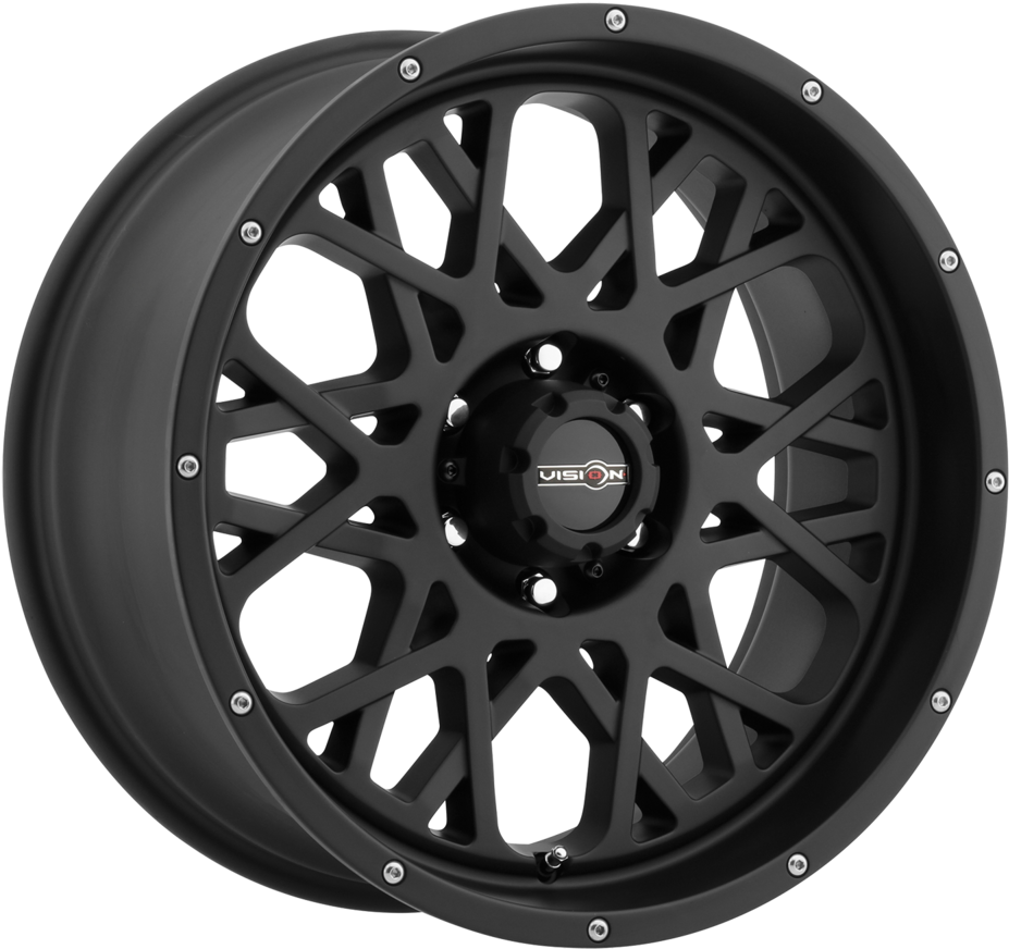 Rocker - Vision 412 Rocker Anthracite W/satin Black Lip & (1000x1000), Png Download