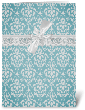 Aqua Baroque Vintage Lace Card Greeting Card - 3drose Llc Lsp 65794 2 Pretty White Witch (350x396), Png Download