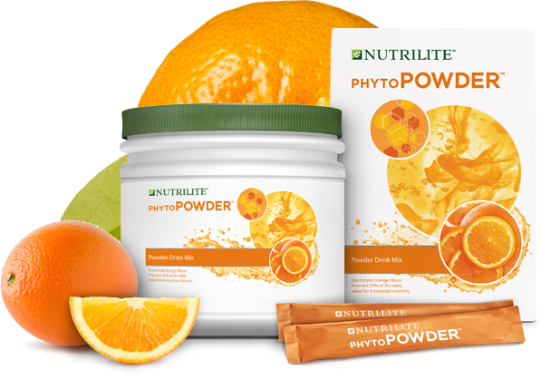 Nutrilite Phytopowder Electrolyte Orange Beverage Crystals - Nutrilite Phytopowder Orange-m Food Supplement 20 Sticks (597x418), Png Download