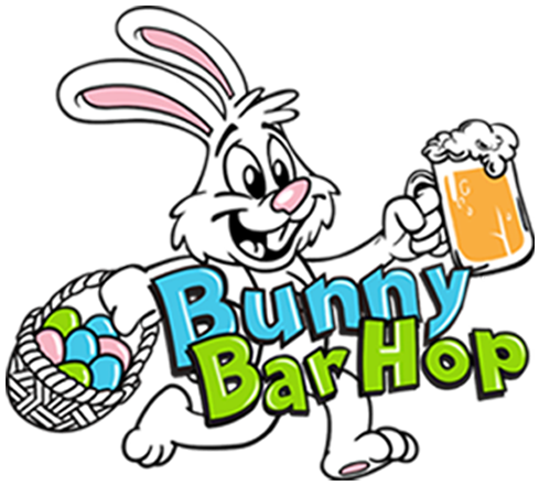 Grab - Easter Bunny Pub Crawl (1024x447), Png Download