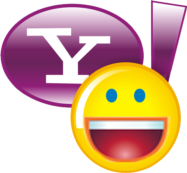 Free Icons Png - Yahoo Messenger Logo Png (673x622), Png Download