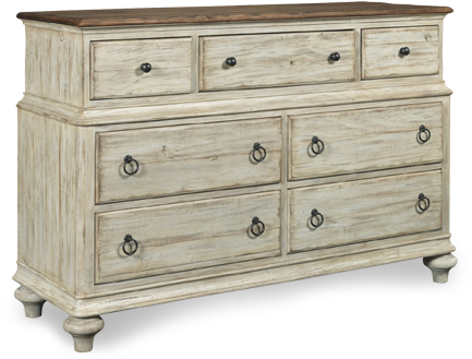 Thumb - Kincaid Weatherford - Cornsilk Wellington Drawer Dresser (523x345), Png Download