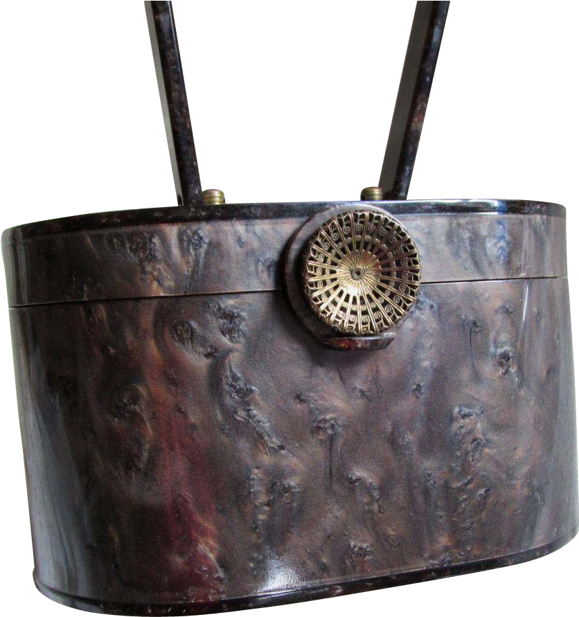 A Nice Vintage Lucite Handbag By Wilardy - Vintage 1950s Wilardy Lucite Handbag (890x890), Png Download