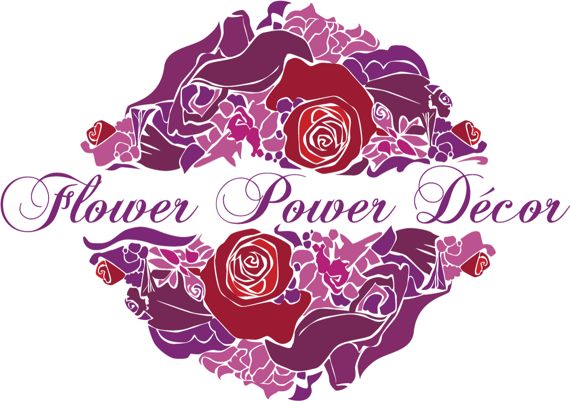 Flower Power Decor - Logo For Decor Flower (1200x843), Png Download