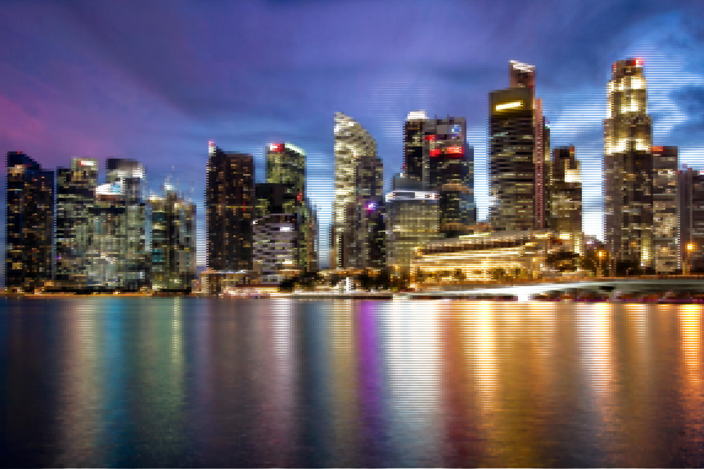 Surreal City - Singapore A Holiday Destination (2400x1599), Png Download