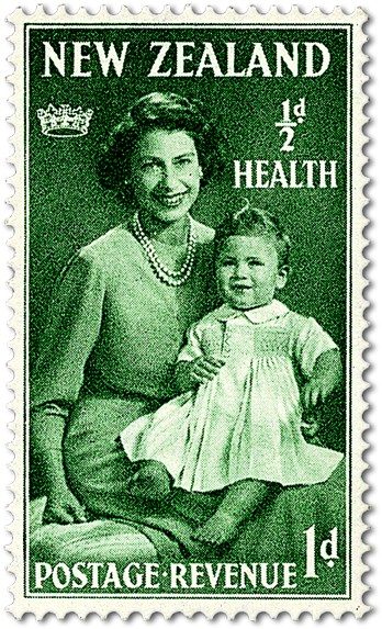 Single Stamp - Nz Health 1d Stamp (600x600), Png Download