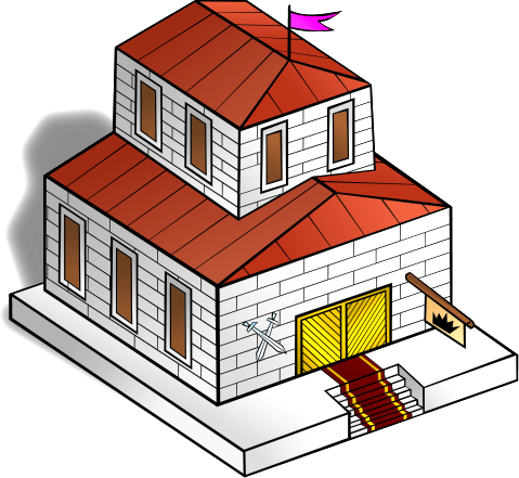 Dac Clip Art Download - Clipart Town Hall (479x441), Png Download
