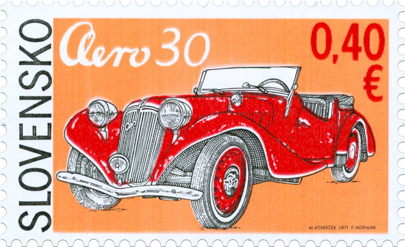 Veteran Motor Cars Aero 30, Slovakia - Antique Car (810x498), Png Download