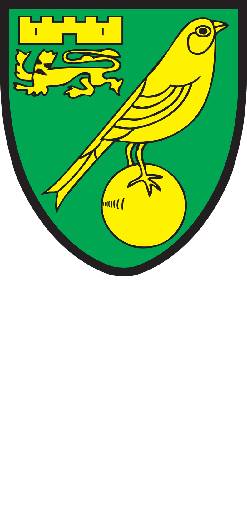 Norwich City F - Norwich City Logo 2018 (791x1697), Png Download