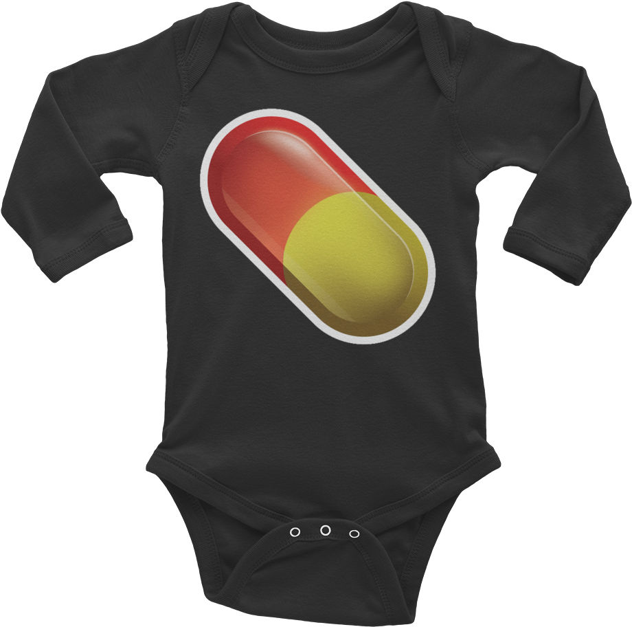 Emoji Baby Long Sleeve One Piece - Me And Grandpa Onesie (1000x1000), Png Download