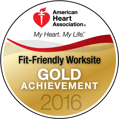 Fit Friendly Workplace Award Seal - American Heart Association Fit Friendly Worksite (500x481), Png Download