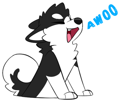 Awoo Furry (400x400), Png Download