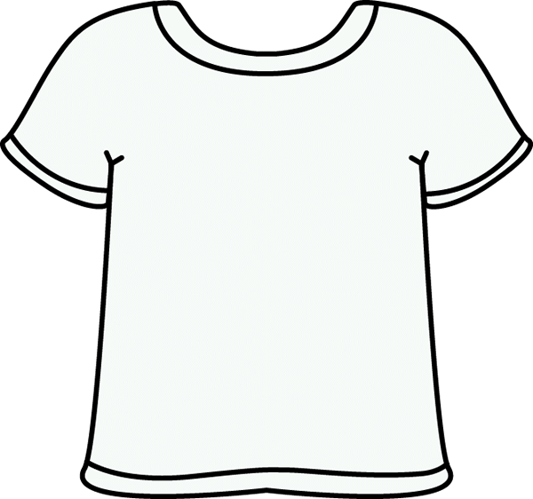 Blank Tshirt Clipart - T Shirt Clip Art Transparent Background (600x562), Png Download