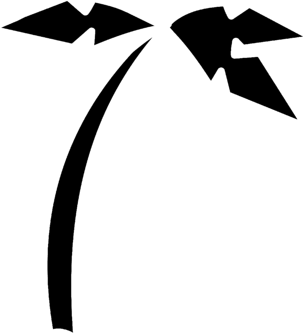 Trepalmtransblack (2500x1406), Png Download
