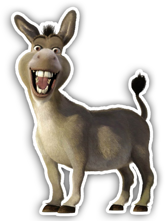 Burro - Donkey From Shrek Transparent (700x927), Png Download