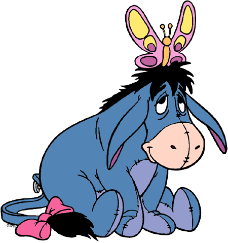 Burro Pooh Png - Winnie The Pooh (450x479), Png Download