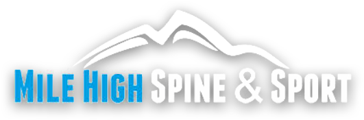 Logo - Mile High Spine And Sport (632x224), Png Download