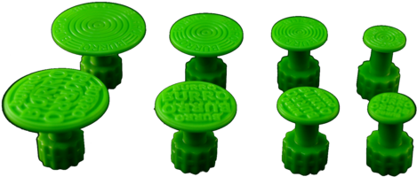 Burro Cactus Green Round Glue Tabs - Cactus (511x318), Png Download