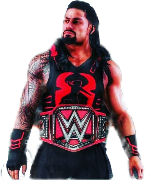 Report Abuse - Roman Reigns Universal Title (498x619), Png Download