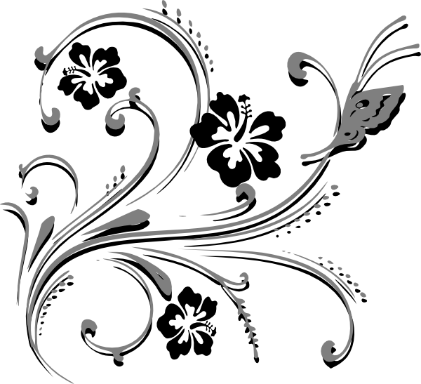 Butterfly Scroll Clip Art - Wedding Invitation Pictures Clip Art (600x547), Png Download