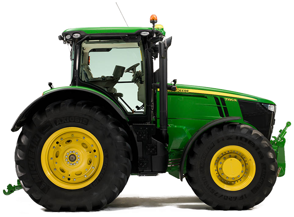 John Deere Tractor Png Download - John Deere 6120m 2017 (642x462), Png Download