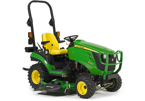 Request More Information - John Deere 1025r With Mauser Cab (616x443), Png Download
