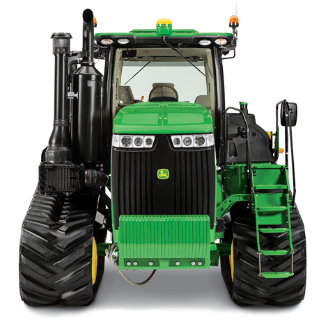John Deere Tractor Front View (642x462), Png Download
