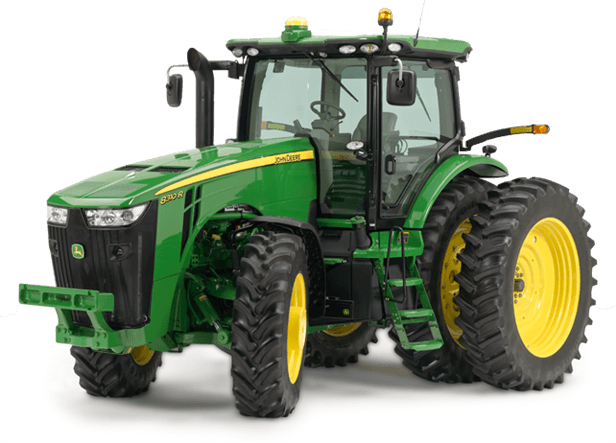 New 8310r Tractor - John Deere Tractors (616x443), Png Download