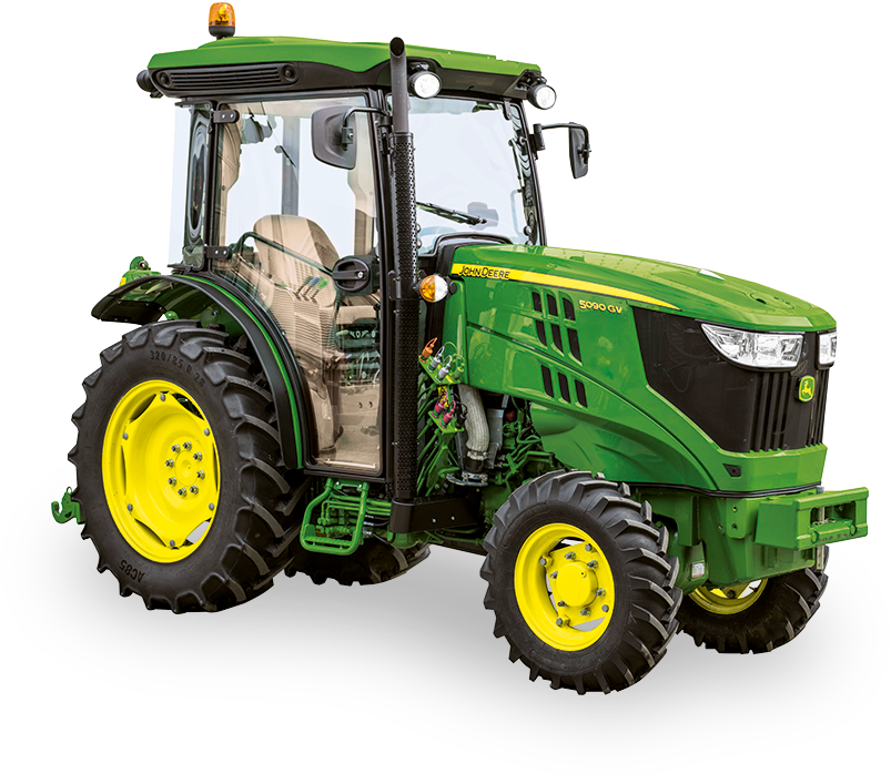 5090gv - Tractor - John Deere 5105 Gn (1366x768), Png Download