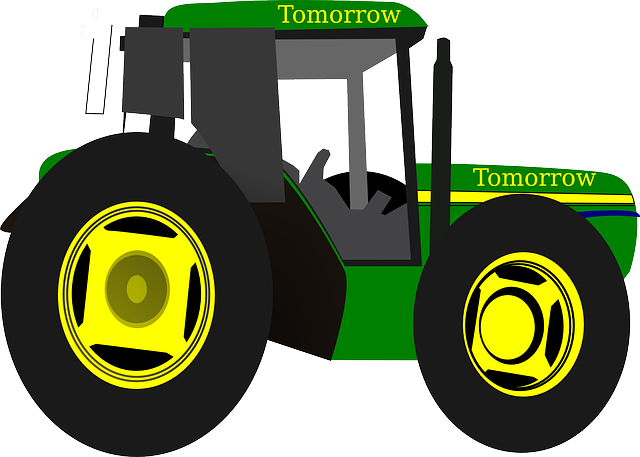 Self-driving Tractors Are Starting To Take Over On - Green Tractor Clip Art (640x457), Png Download