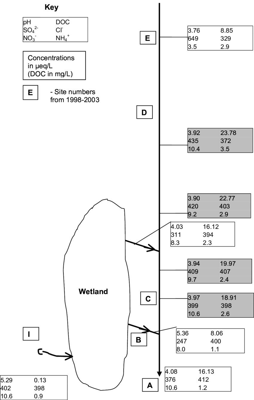 Mean Stream Concentrations, 1978-1980 - Diagram (850x1338), Png Download