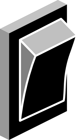 Electric Switch Clipart (330x594), Png Download