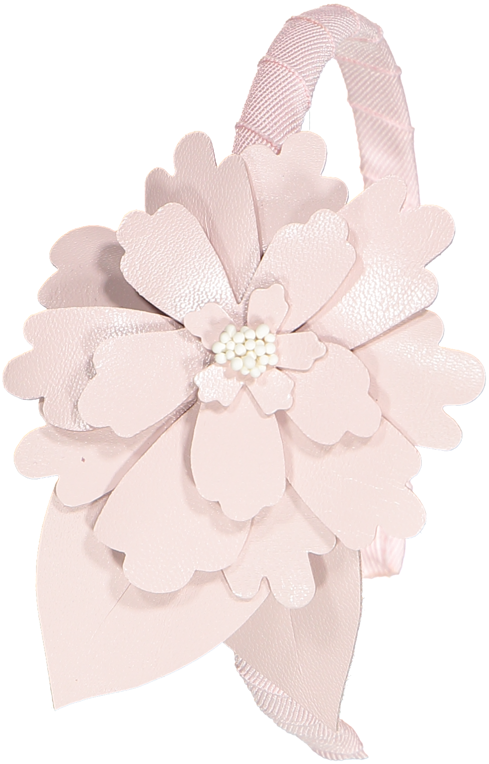 Jasmine Flower Leather Headband Pink - Headband (pink) (990x1546), Png Download