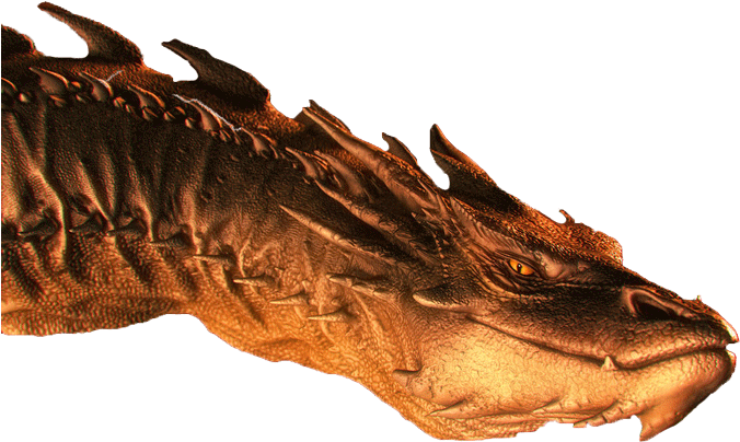 Smaug Is The Fire-breathing Dragon From J - Drogon (700x490), Png Download