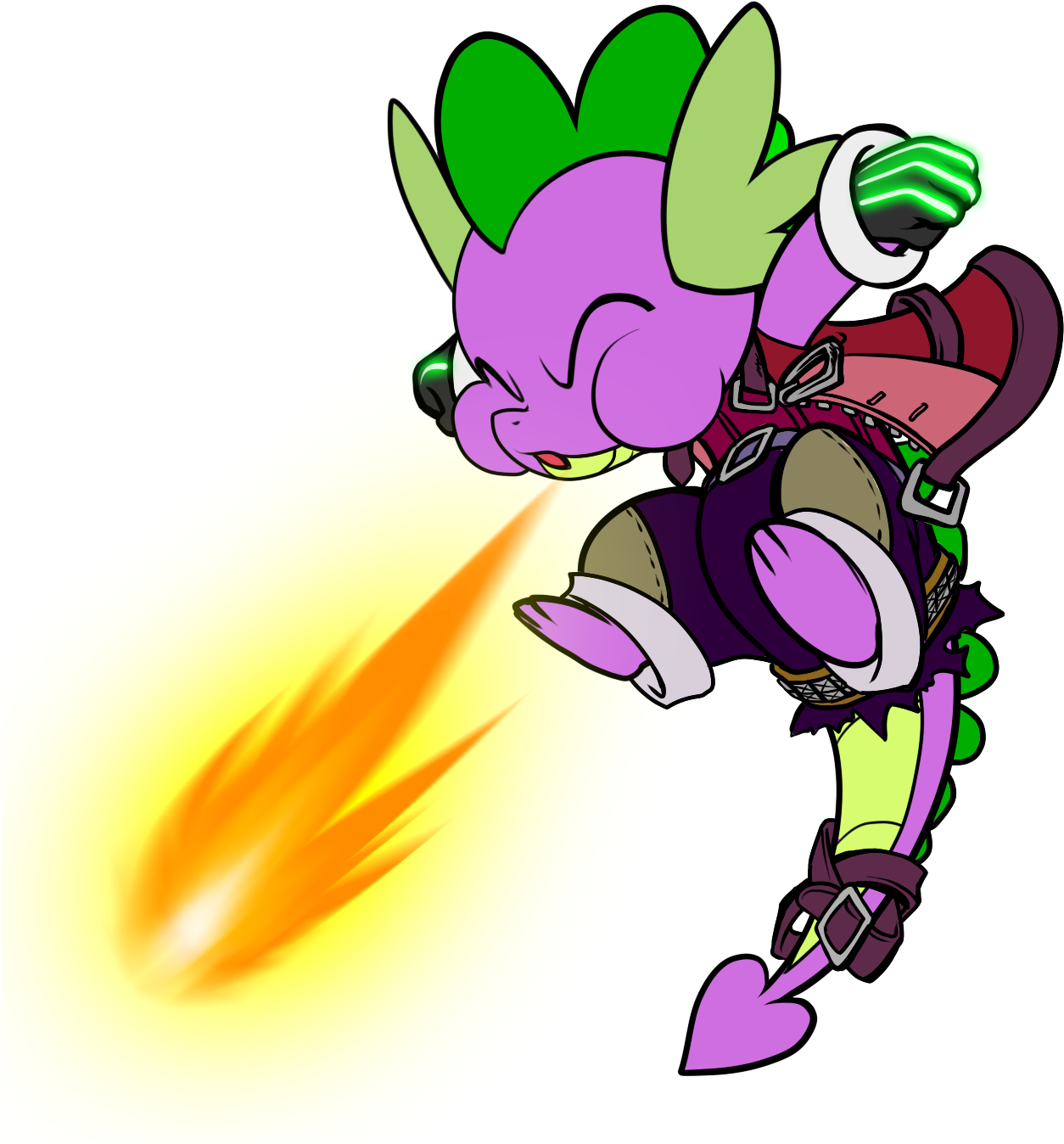 Another Dragon Quest Clip Pictures Of Dragons Breathing - Spike (1371x1406), Png Download