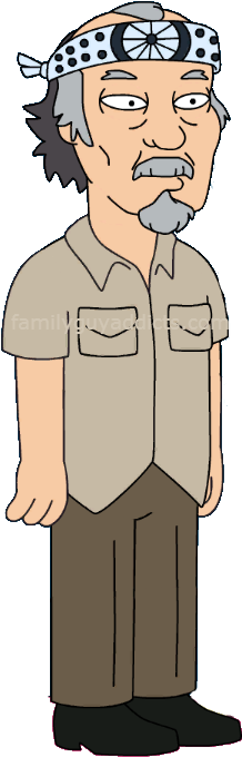 Miyagi Is An Optional Premium Character You Can Purchase - Mr Miyagi Transparent (227x690), Png Download
