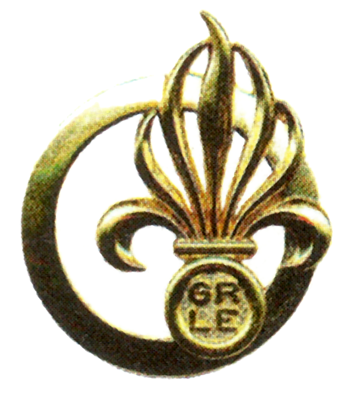 File - Grle-béret - Insigna Legiunea Franceza (1543x1543), Png Download