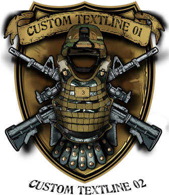 Crossed Ri - Rifle (400x400), Png Download