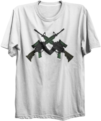 Crossed Rifles C7 T-shirt - Not My President Shirt Anti Donald Trump Inauguration (406x480), Png Download