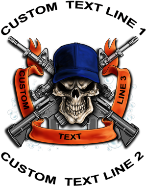 Navy Cross - Skull (400x400), Png Download