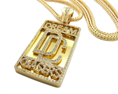 #flamer - Dream Chaser Chain Meek Mill (400x318), Png Download