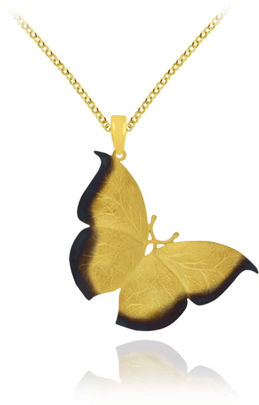 Ember Flying Butterfly Pendant - Pendant (1024x1024), Png Download