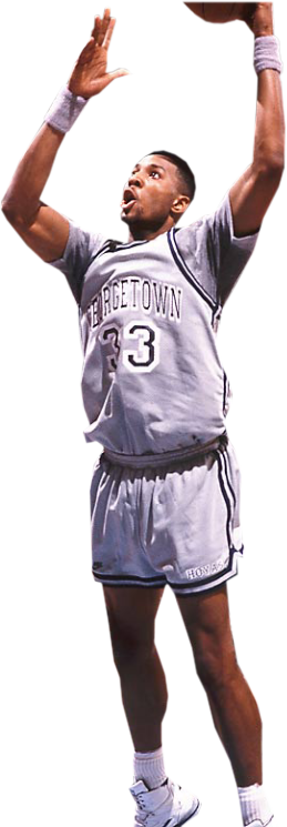 Zo' - Alonzo Mourning Georgetown (259x745), Png Download