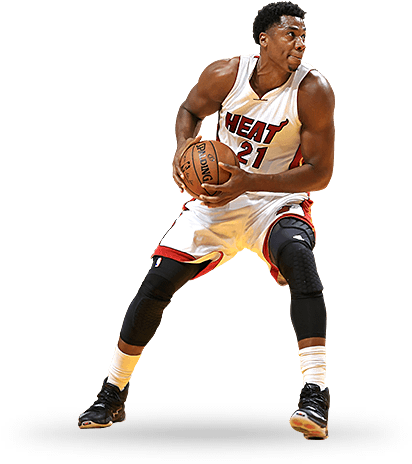 Miami Heat Stats Leaders - Miami Heat Players Png (440x700), Png Download