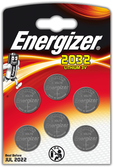 Energizer® Electronic Batteries Cr2032 - Energizer Cr2032 Coin Cell 3v Lithium Batteries | 6 (450x600), Png Download