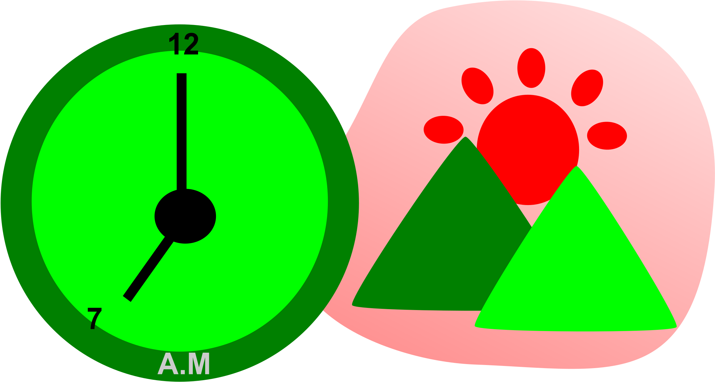 This Free Icons Png Design Of The Sun In The Morning (2400x1290), Png Download